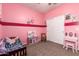 Vibrant bedroom with a bed, carpet floors, and closet for storage at 28916 N Selenite Ln, San Tan Valley, AZ 85143