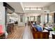 Bright, open living room featuring hardwood floors and views of the backyard at 10687 E Fernwood Ln, Scottsdale, AZ 85262