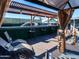 Stylish outdoor lounge area with comfortable seating, privacy screen, and a refreshing pool for summer relaxation at 11215 N 37Th Ave, Phoenix, AZ 85029