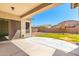 Enjoy the outdoors from this covered patio with views of the backyard at 13615 W Merrell St, Avondale, AZ 85392