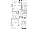 Detailed floor plan showcasing the layout, dimensions, and spatial arrangement of a modern home with a 2-car garage at 14445 N Valencia Dr, Fountain Hills, AZ 85268