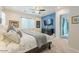Serene primary bedroom with a relaxing ambiance and a soothing color palette at 15843 S 177Th Ave, Goodyear, AZ 85338