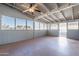 Enclosed patio space with natural light, creating an ideal space for relaxing and entertaining at 1660 W 7Th Pl, Mesa, AZ 85201