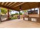 Outdoor kitchen and grill area at 38408 N 23Rd Dr, Phoenix, AZ 85086