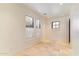 Bedroom featuring tile floor, plantation shutters and recessed lighting at 9290 E Thompson Peak Pkwy # 470, Scottsdale, AZ 85255