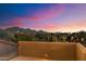 Scenic sunset view with mountains and desert vegetation at 9290 E Thompson Peak Pkwy # 470, Scottsdale, AZ 85255