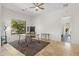 Spacious home office with a large window, tile flooring, and versatile layout at 10883 E La Junta Rd, Scottsdale, AZ 85255