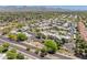 Expansive aerial view of the community showcasing the neighborhood layout and mountain views at 11333 N 92Nd St # 2028, Scottsdale, AZ 85260