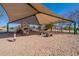 Shaded playground area with slides and other playground equipment for to enjoy in the community at 1917 S Rock Ct, Gilbert, AZ 85295