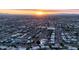 Sunset aerial view of the neighborhood with a warm sunset and vibrant community highlighting location at 2260 E Palmaire Ave, Phoenix, AZ 85020