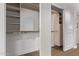 Large closet with shelving and sliding doors for organized storage at 26421 S New Town Dr, Sun Lakes, AZ 85248