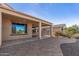 Covered patio with view of the backyard at 26880 W Sierra Pinta Dr, Buckeye, AZ 85396