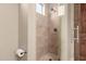 Bathroom showcasing a glass door shower with neutral tile at 31409 N 166Th Pl, Scottsdale, AZ 85262