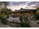 Inviting outdoor patio with dining area, perfect for enjoying sunset views at 11021 N 74Th St, Scottsdale, AZ 85260
