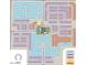 Community map showcasing the layout of the neighborhood, including lot numbers, amenities, and street names at 17651 W Adams St, Goodyear, AZ 85338