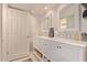 Elegant bathroom with double vanity, white cabinetry, and ample storage at 6229 N 30Th Way, Phoenix, AZ 85016