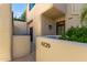 Close-up of home exterior with address, featuring desert landscaping and a modern design at 6229 N 30Th Way, Phoenix, AZ 85016