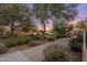 Charming landscaping featuring desert vegetation and a walking path, enhancing the property's natural beauty at 7501 E Phantom Way, Scottsdale, AZ 85255