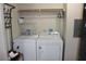 Laundry room with front loading washer and dryer at 7807 E Main St # F24, Mesa, AZ 85207