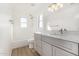 Bathroom featuring a modern vanity, and a shower and tub combo at 11260 N 92Nd St # 2058, Scottsdale, AZ 85260
