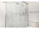 Modern bathroom shower features white tile and dual shower heads at 11260 N 92Nd St # 2058, Scottsdale, AZ 85260