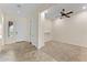 View of the entryway with a white door and mixed flooring at 13110 W Avenida Del Rey --, Peoria, AZ 85383