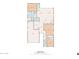 Detailed floor plan showcasing the layout of this 2144 sq ft home with a spacious kitchen and large Primary suite at 13110 W Avenida Del Rey --, Peoria, AZ 85383