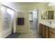 Bathroom featuring a shower/tub combination, and a walk-in closet at 1325 E Brent Ct, Casa Grande, AZ 85122
