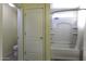 Clean bathroom featuring a shower/tub combination with rainfall shower head at 1325 E Brent Ct, Casa Grande, AZ 85122