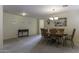 Well-lit dining room featuring a chandelier, side bar, and comfortable seating at 1325 E Brent Ct, Casa Grande, AZ 85122