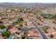 Expansive aerial view of the community showcasing the neighborhood layout and mountain backdrop at 15018 S 28Th St, Phoenix, AZ 85048