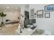 Office space showcasing the open floor plan with stylish connectivity to the living room at 15018 S 28Th St, Phoenix, AZ 85048