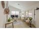 Cozy office with a modern desk setup, two plush chairs, bright windows, and stylish decor at 15018 S 28Th St, Phoenix, AZ 85048
