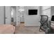 View of a bedroom and an ensuite bathroom, offering convenience and privacy at 25582 S 224Th Way, Queen Creek, AZ 85142