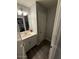 Bathroom featuring a vanity, mirror, and shower at 2821 S Skyline Dr # 134, Mesa, AZ 85212