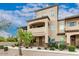 Inviting townhome showing the architecture and front landscaping at 2821 S Skyline Dr # 134, Mesa, AZ 85212