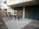 View of a patio with dining table and chairs for outdoor seating at 3030 N Hayden Rd # 28, Scottsdale, AZ 85251