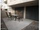 View of a patio with dining table and chairs for outdoor seating at 3030 N Hayden Rd # 28, Scottsdale, AZ 85251