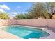 Refreshing in-ground pool surrounded by lush trees in a private backyard setting at 3917 E Morenci Rd, San Tan Valley, AZ 85143