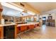 Open-concept kitchen seamlessly connects to a living area, providing space for cooking and socializing at 801 W Tyson St, Chandler, AZ 85225