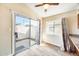 Bright dining area featuring a sliding glass door that opens to a private outdoor space at 828 W Laguna Dr, Tempe, AZ 85282