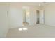 Bright bedroom with an ensuite bathroom and a separate door for added convenience and comfortable living at 1254 E Penedes Dr, Gilbert, AZ 85298