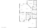 Detailed floor plan showcases the layout of this inviting home with kitchen, living room, bedrooms and garage at 1321 E Pedro Rd, Phoenix, AZ 85042
