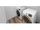 Laundry room with modern washer and dryer at 1321 E Pedro Rd, Phoenix, AZ 85042