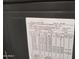 Close up view of the HVAC Information panel at 1606 E Cactus Wren Dr, Phoenix, AZ 85020