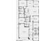 Detailed floor plan showcasing the layout of a home with bedrooms, bathrooms, and a kitchen at 17067 W Shangri La Rd, Surprise, AZ 85388