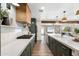 Stylish kitchen featuring modern appliances, a large island and beautiful countertop space at 1825 N Granite Reef Rd, Scottsdale, AZ 85257