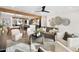 Spacious living area featuring modern decor, ample seating, and an open floor plan at 1825 N Granite Reef Rd, Scottsdale, AZ 85257