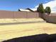 Spacious backyard enclosed by a block wall, ready for landscaping at 24598 W Grenadine Rd, Buckeye, AZ 85326