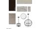 Interior design scheme featuring dark wood cabinets and granite countertops at 24598 W Grenadine Rd, Buckeye, AZ 85326